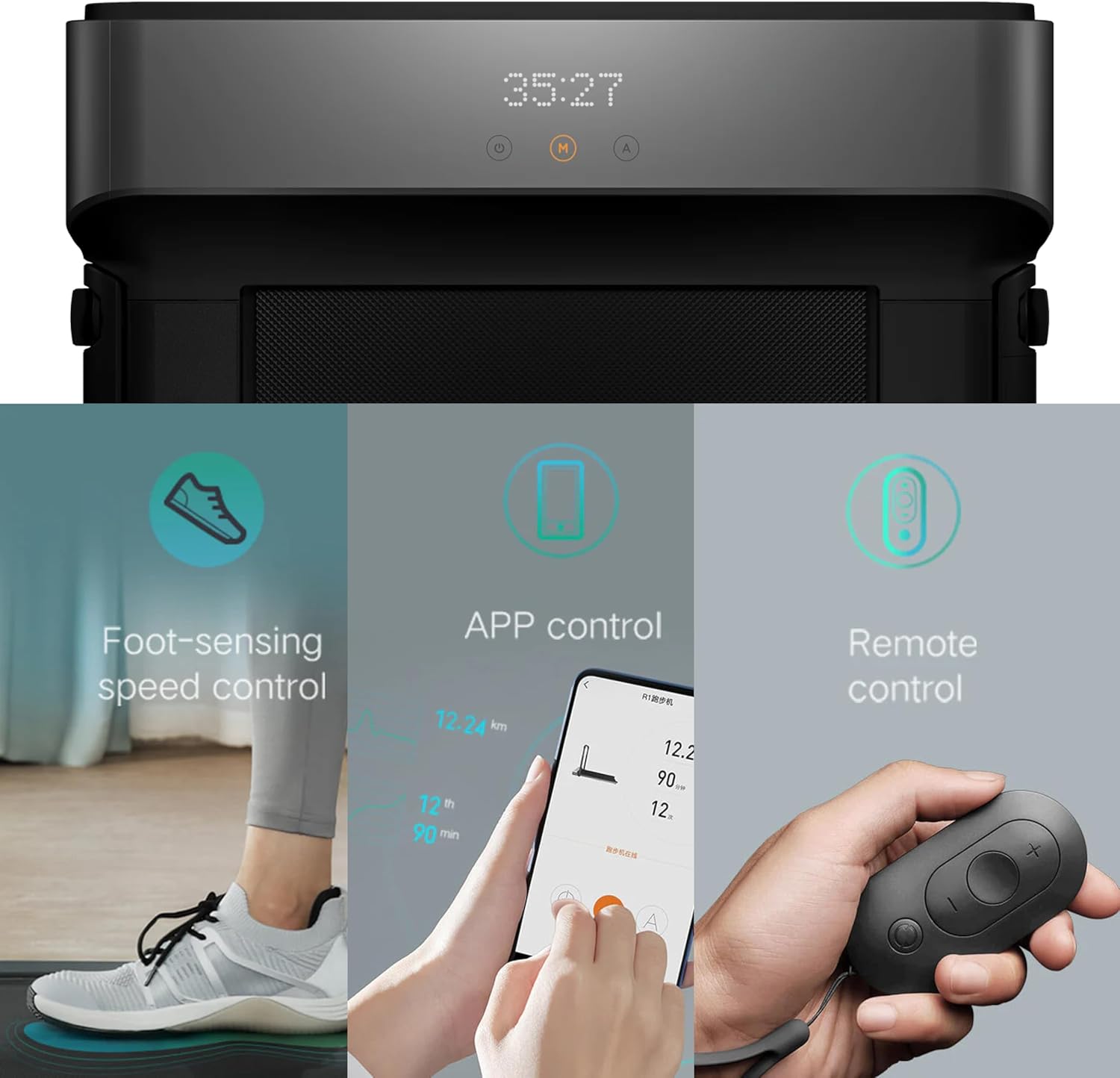 FlexiaFit™ - Foldable Treadmill 2-in-1