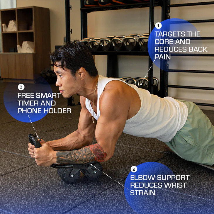 assisted ab roller to burn belly fat