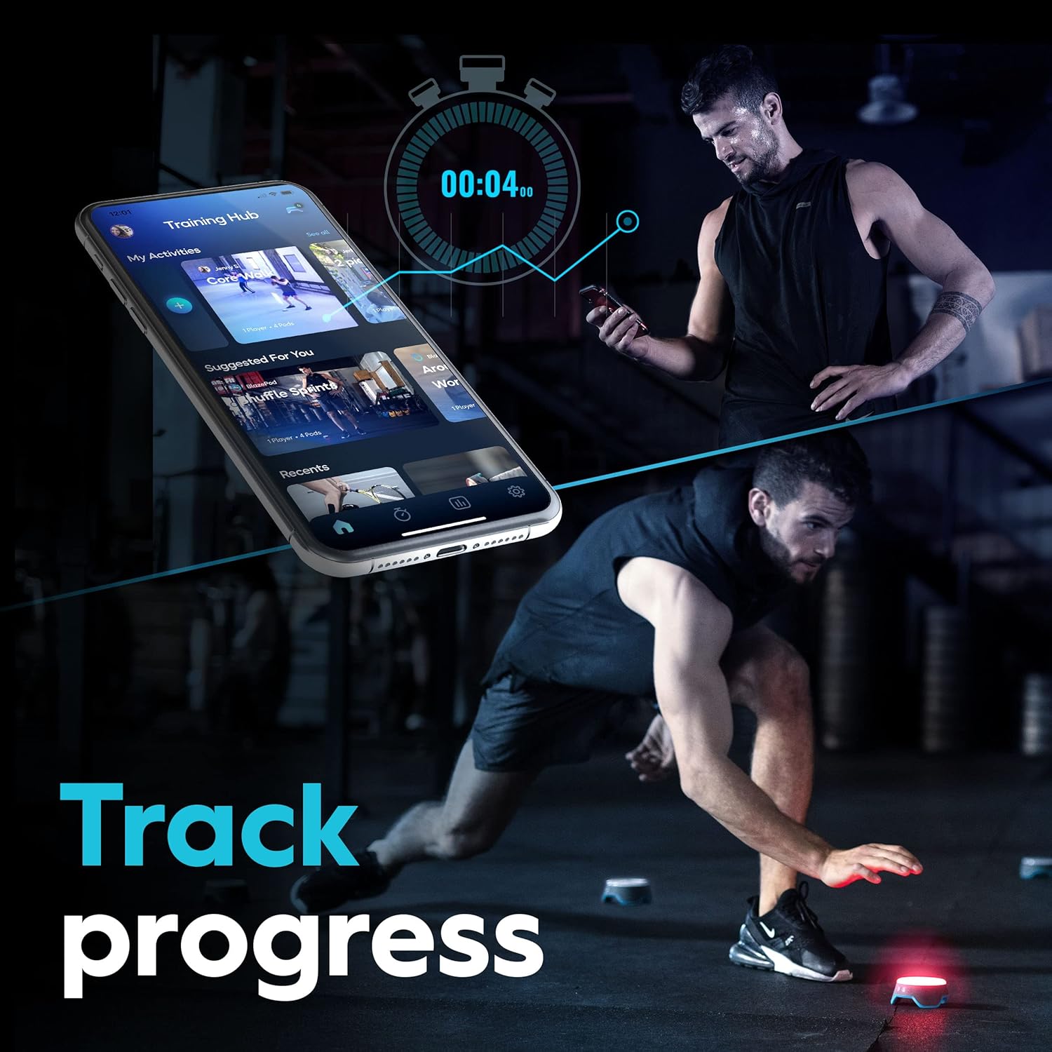 FlexiaFit™ - Smart Reaction Lights (4-pack)